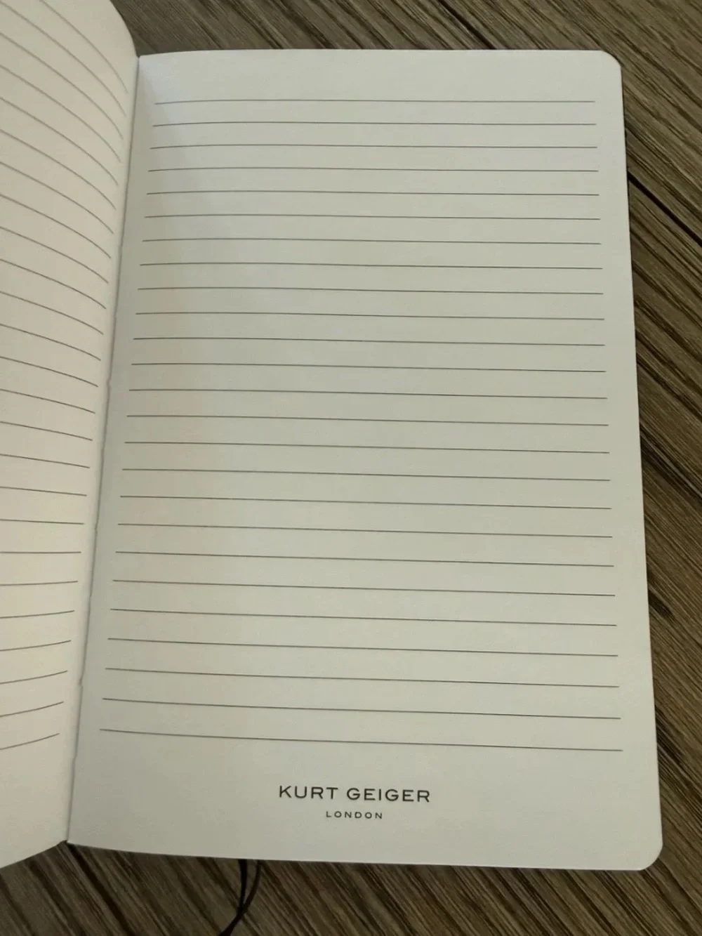 Kurt Geiger London Shoreditch Quilted Leather Notebook Journal – Black 🖤🦅